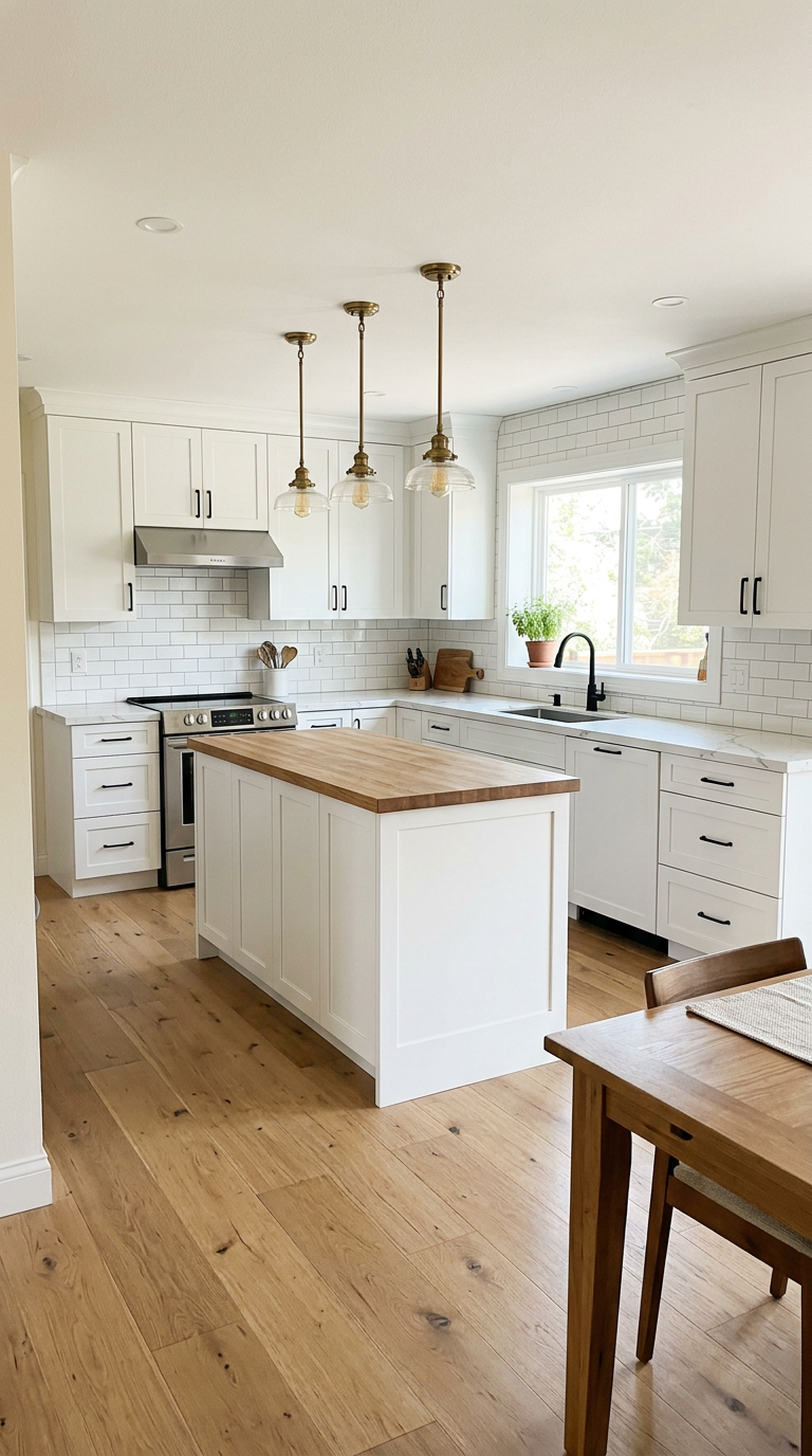 Sample after photo of the remodeled kitchen